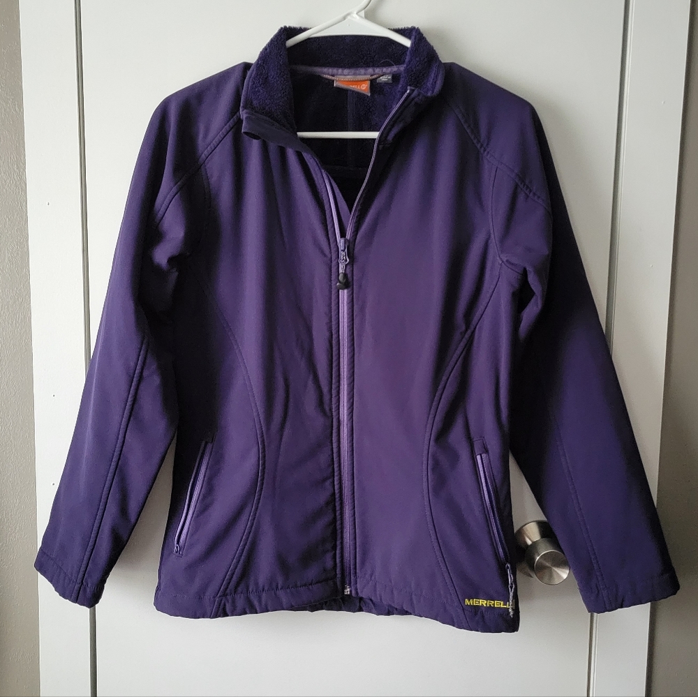 Merrell Purple Softshell Fleece Lined Jacket - image 1